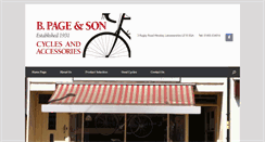 Desktop Screenshot of bpageandson.co.uk